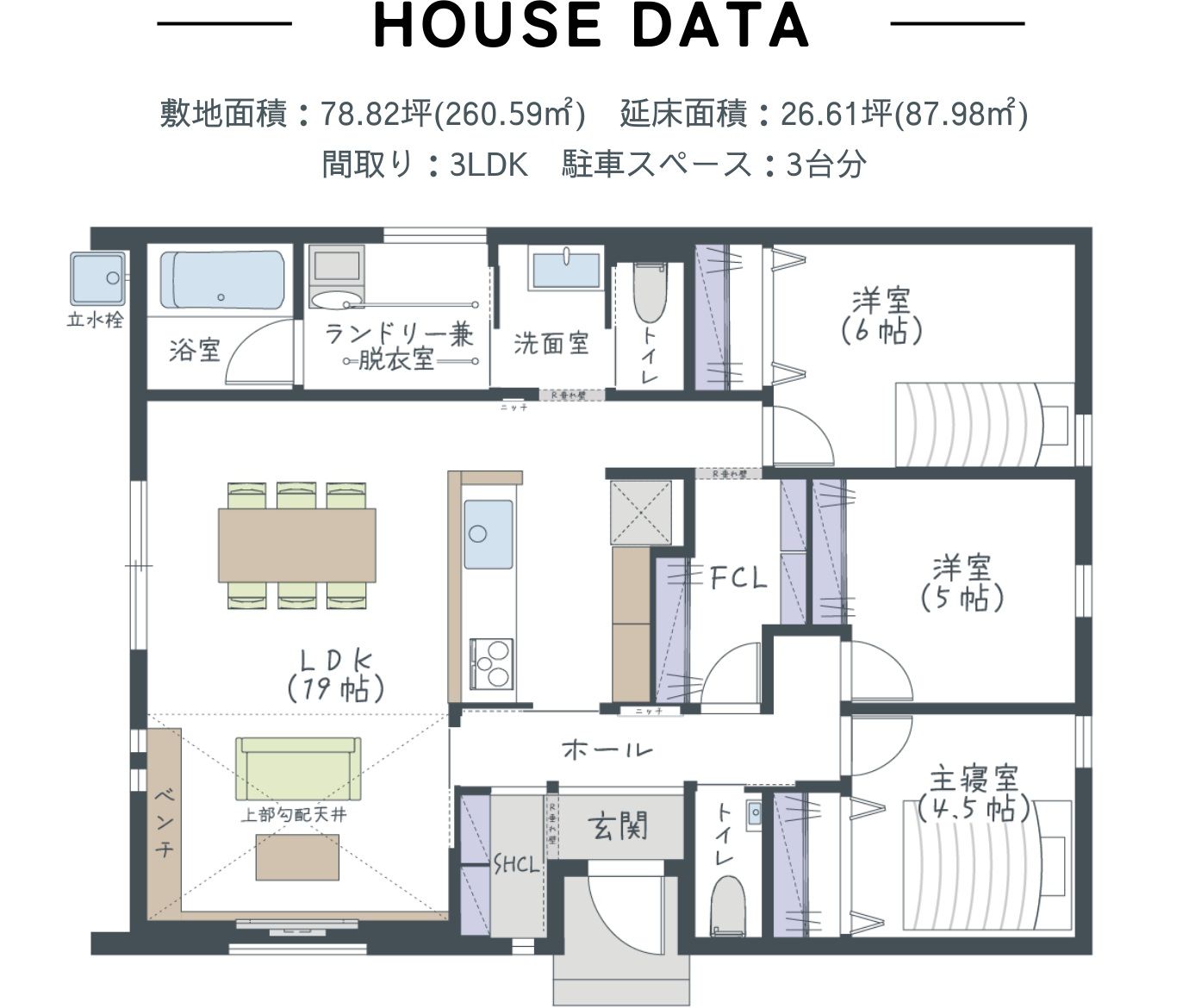 【期間限定】26坪の収納たっぷり家事ラクな平屋見学会【久留米市瀬下町】
