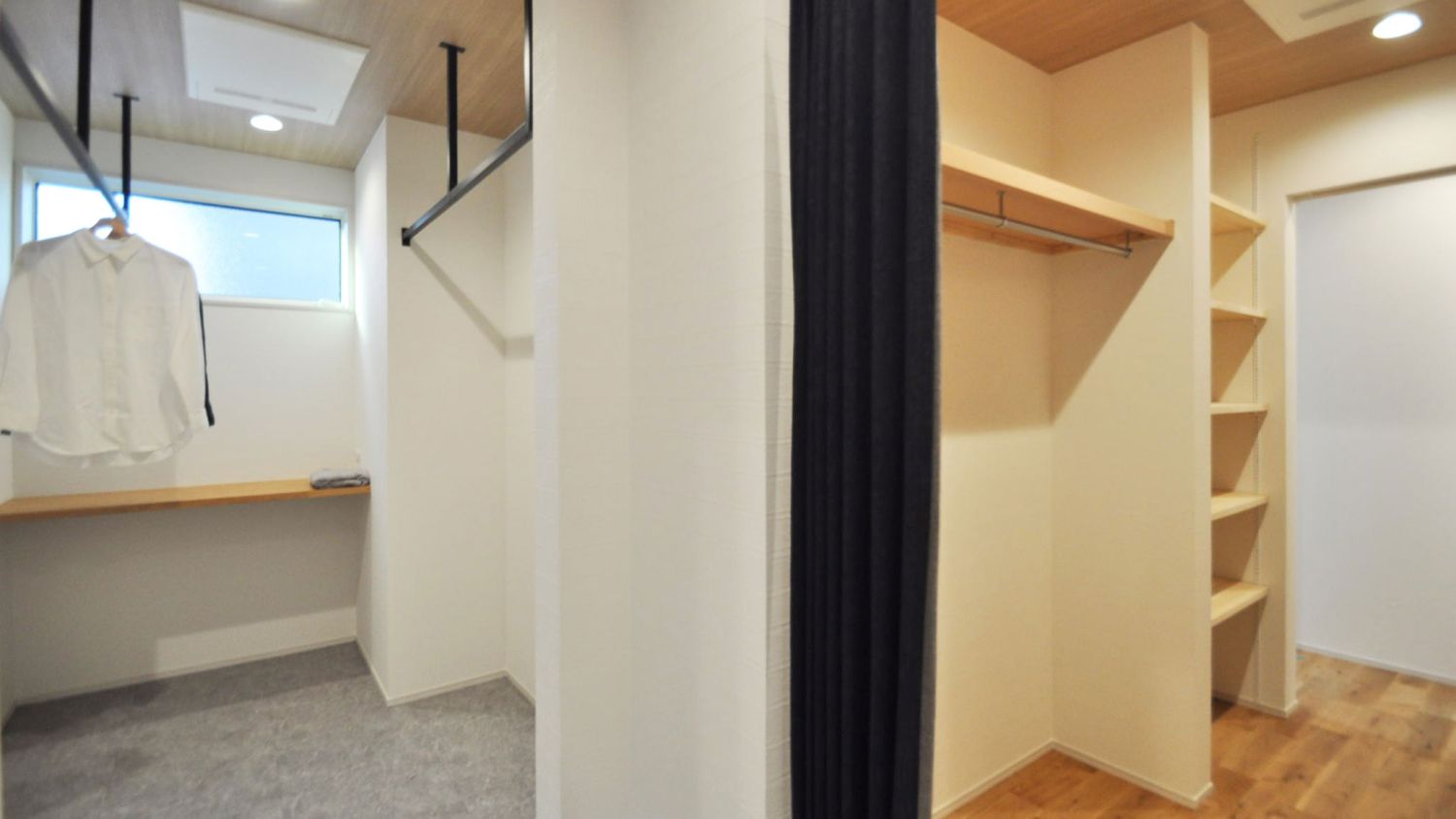 家事ラクな回遊動線と開放的な勾配天井リビングがある3LDKの平屋見学会【筑前町高田】