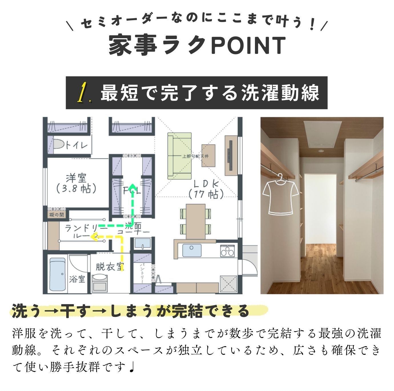 【期間限定】26坪の夫婦2人でも暮らしやすい3LDKの平屋見学会【筑前町高田】