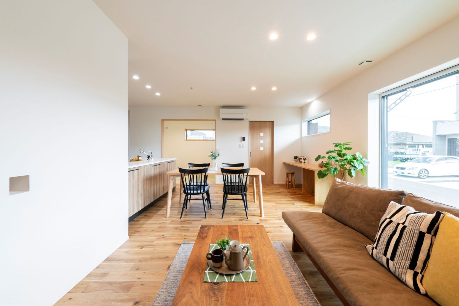 木のぬくもりを感じる30坪の平屋